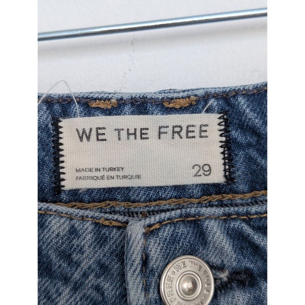 We the Free FP Tennessee Low Rise Boyfriend Jeans Sz 29 Faded Floral Stripe - Picture 4 of 16
